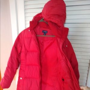 Women’s Land’s End Down Coat Small